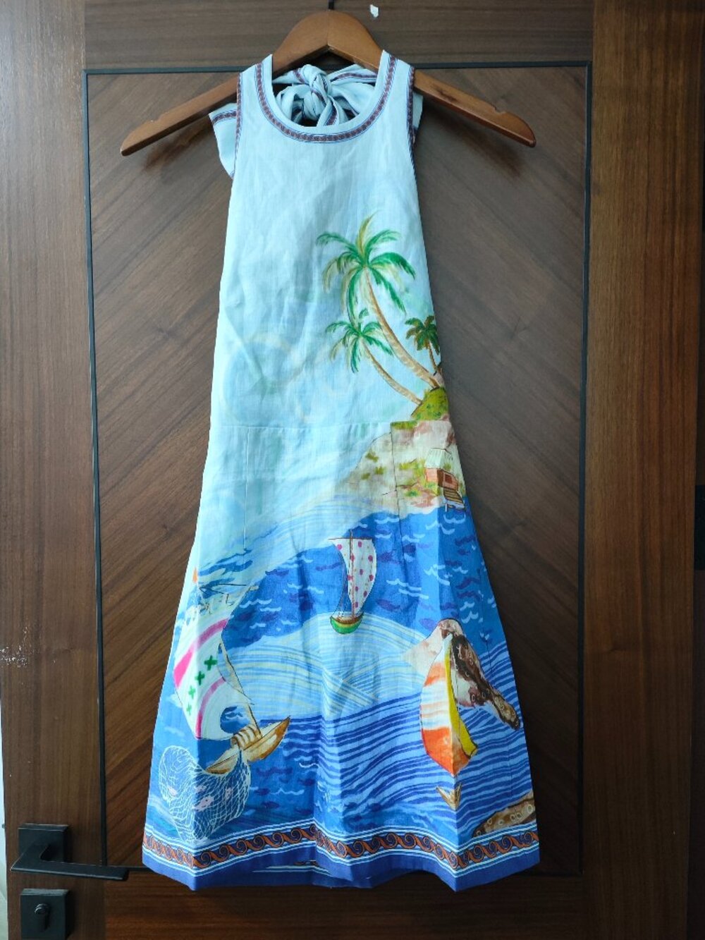 ALEMAIS Resort-style Halter-neck Backless Dress - Picture 1 of 7